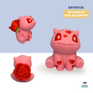 Estatua Bulbasur San Valentín
