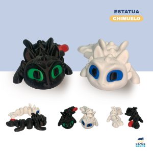 Estatua Chimuelo y Novia