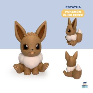 Estatua Pokemón Chibi Eevee
