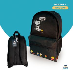 Mochila Snoopy Negra
