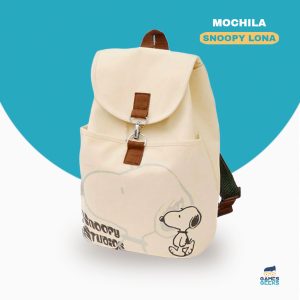 Mochila Snoopy Lona
