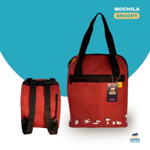 Mochila Snoopy Roja